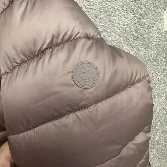 Save The Duck Elsie Puffer Jacket 4(XL) Animal-Free Nylon Zip Slim Fit Fall - Picture 4 of 12